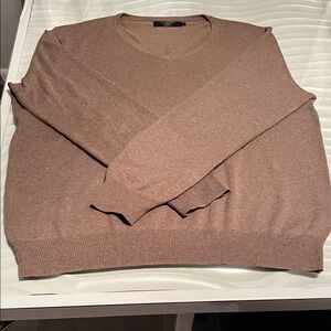 J. Crew Men's Tan Crewneck Sweater